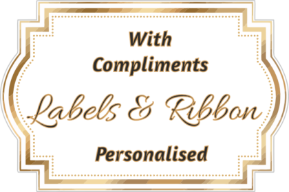 Labels and Ribbons - Gift Labels Rectangle Design 605