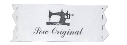 25mm Tailors Stitch-Ons with Black Text
