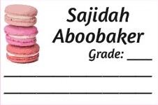 Book Labels for School design 4 from Labels and Ribbons